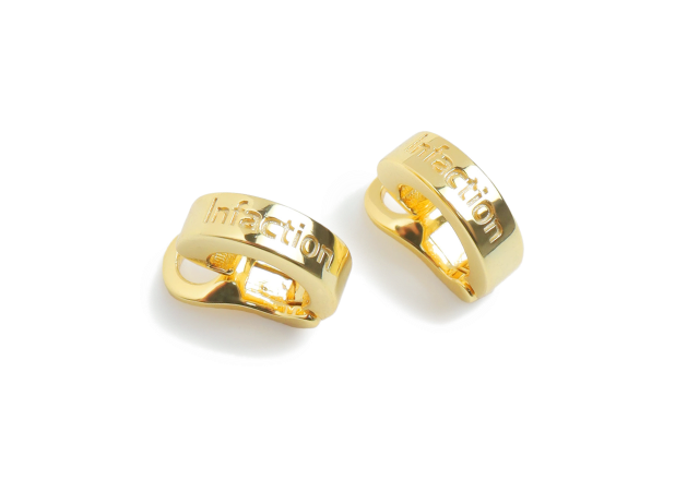 If Engraving Original EarClip Gold