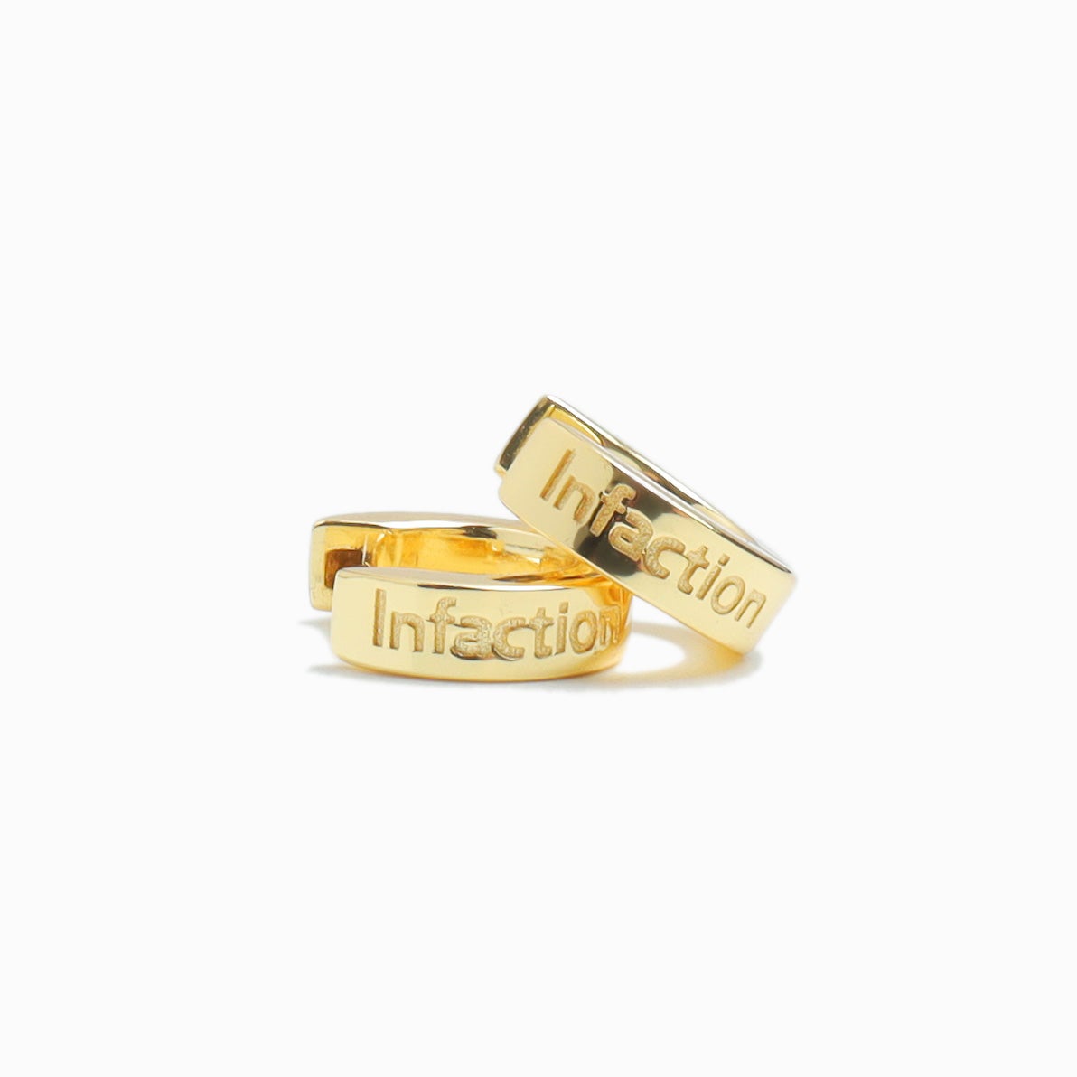 If Engraving Original Pierce【Casual】（Gold） | Infaction