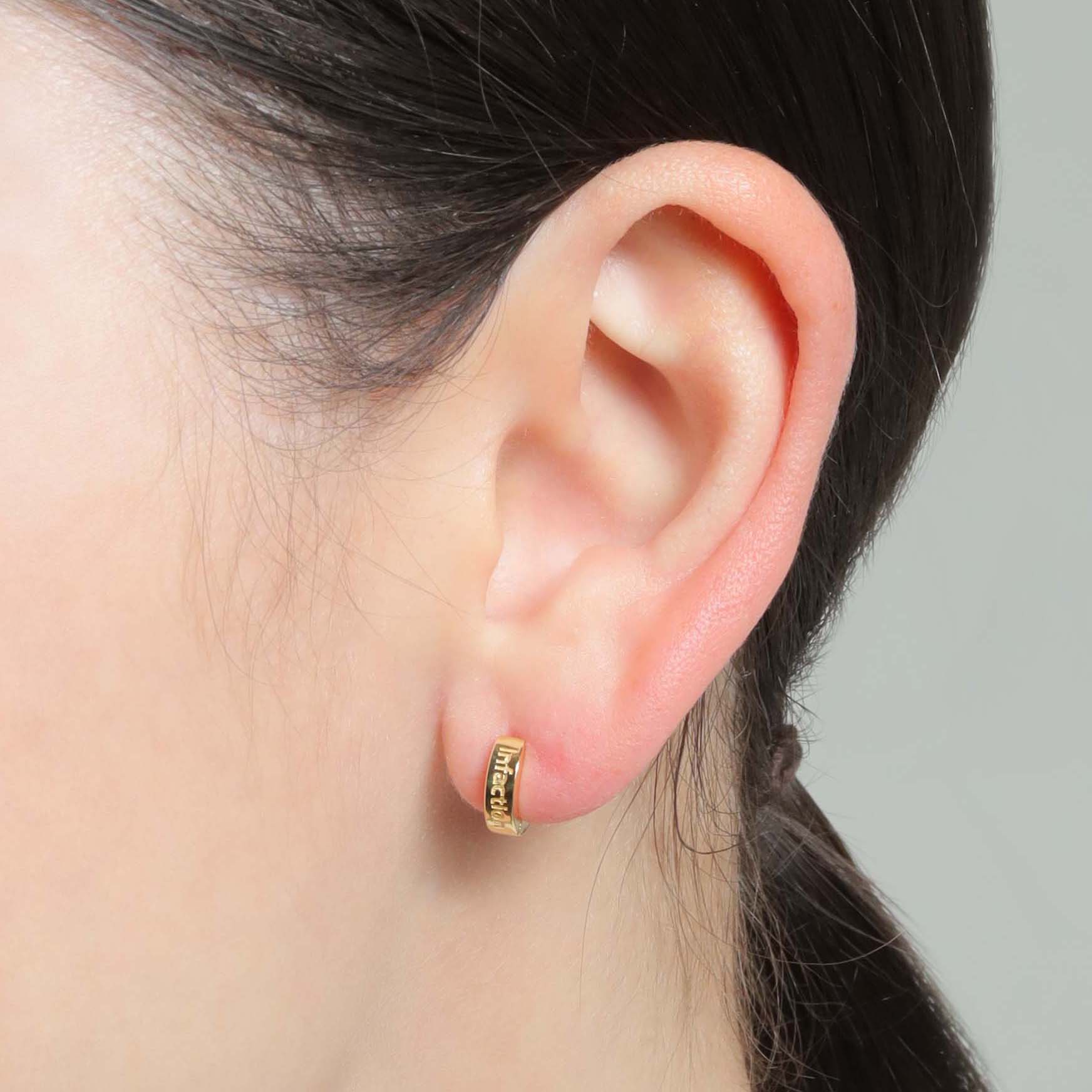 If Engraving Original Pierce【Casual】（Gold） | Infaction