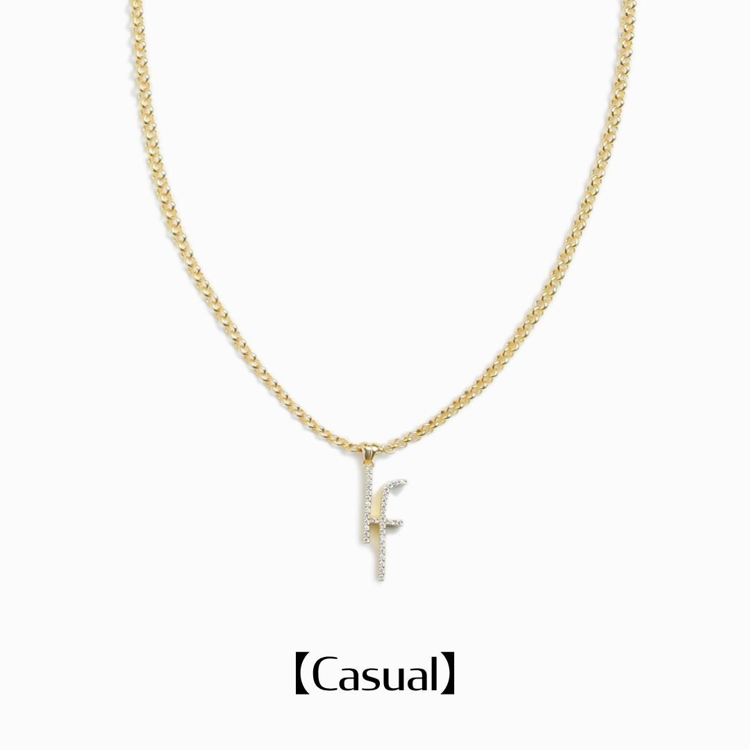 If Motif Shine Necklace【Casual】（Gold） | Infaction
