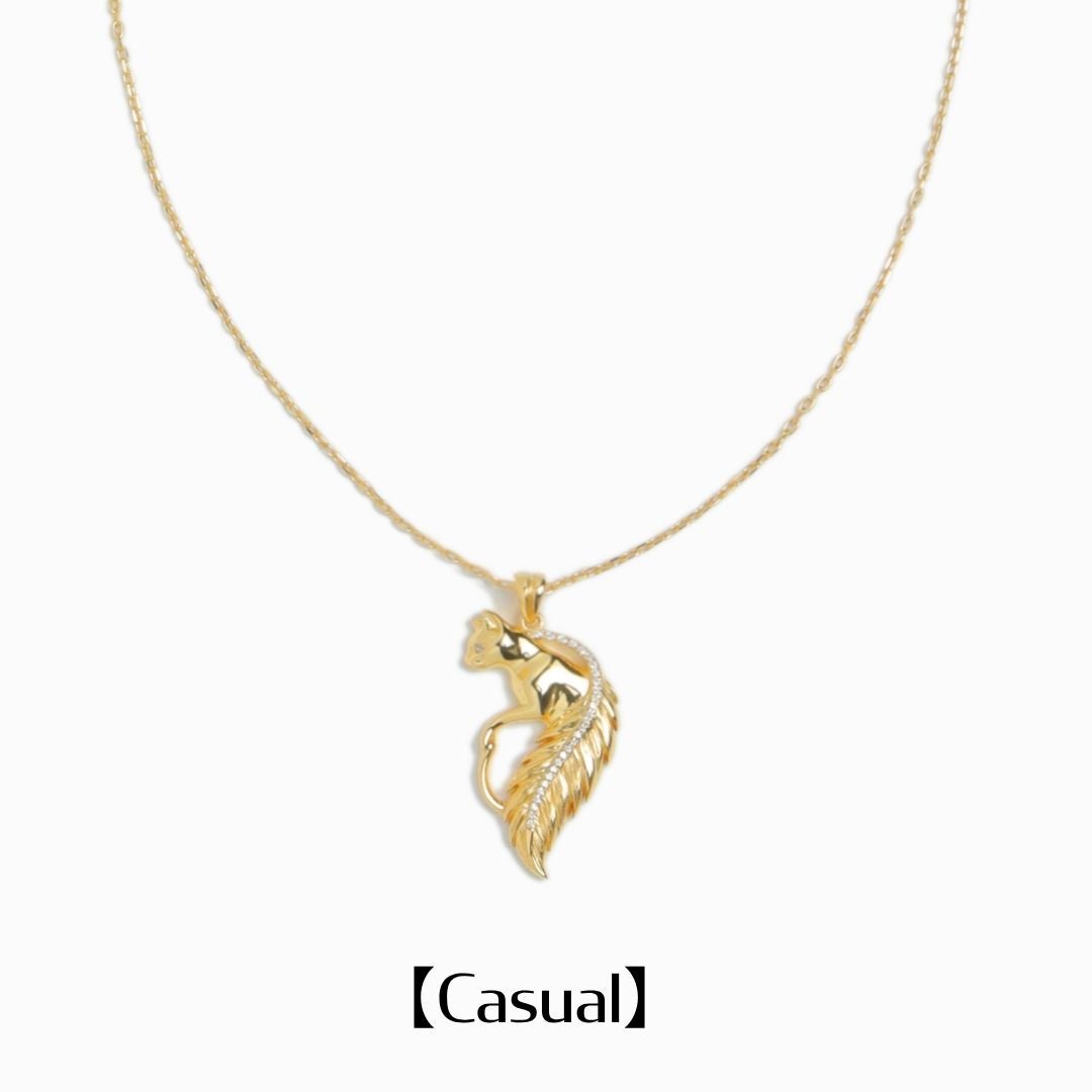 Cat Necklace【Casual】（Gold） | Infaction