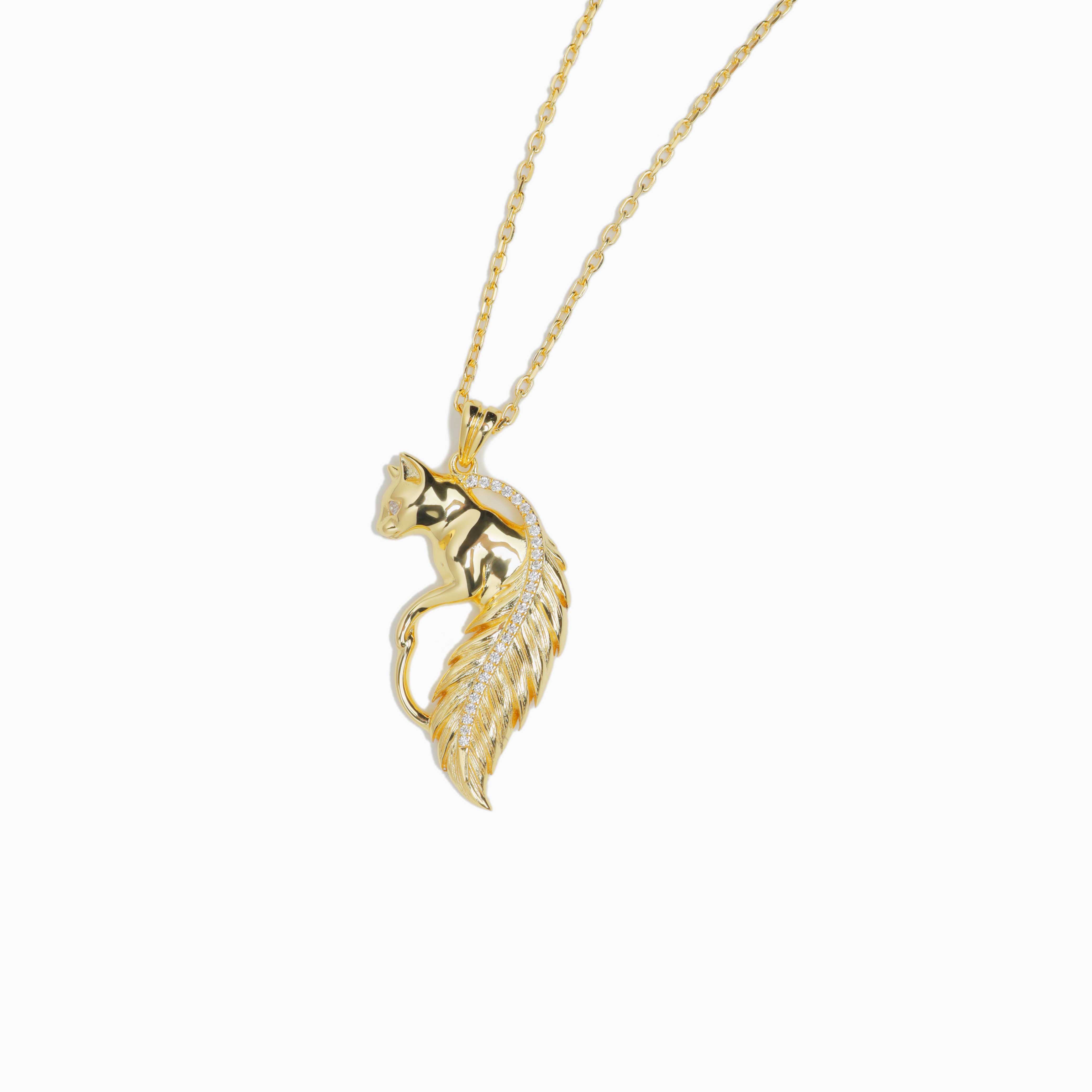 Cat Necklace【Casual】（Gold） | Infaction