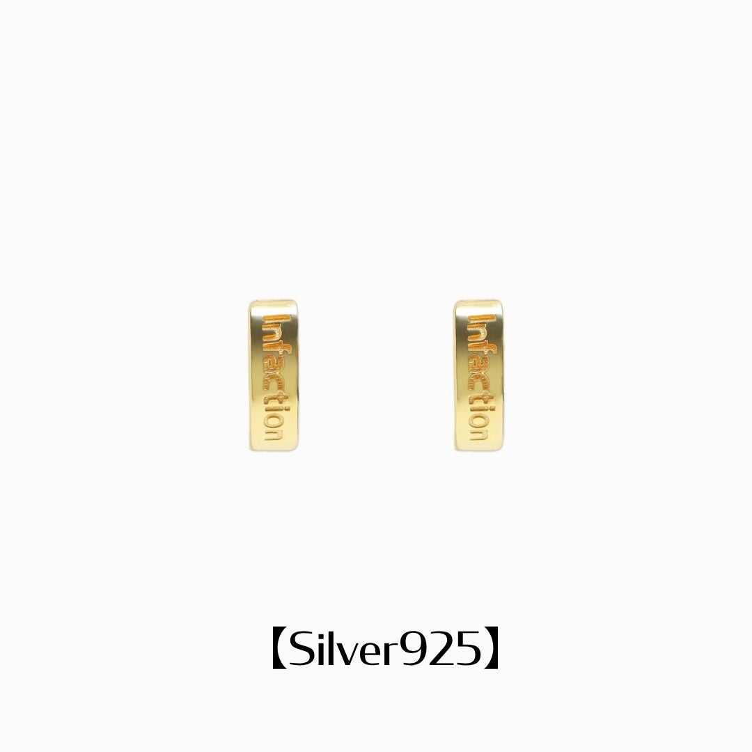 If Engraving Original Pierce【Silver925】（Gold） | Infaction