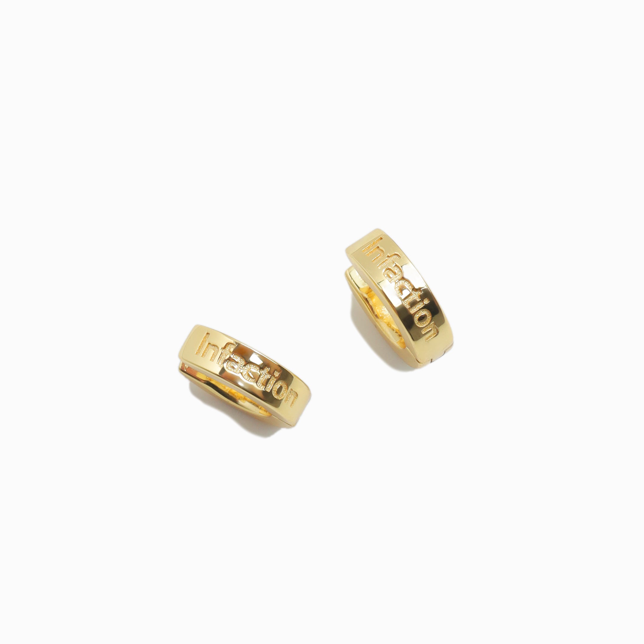 If Engraving Original Pierce【Silver925】（Gold） | Infaction