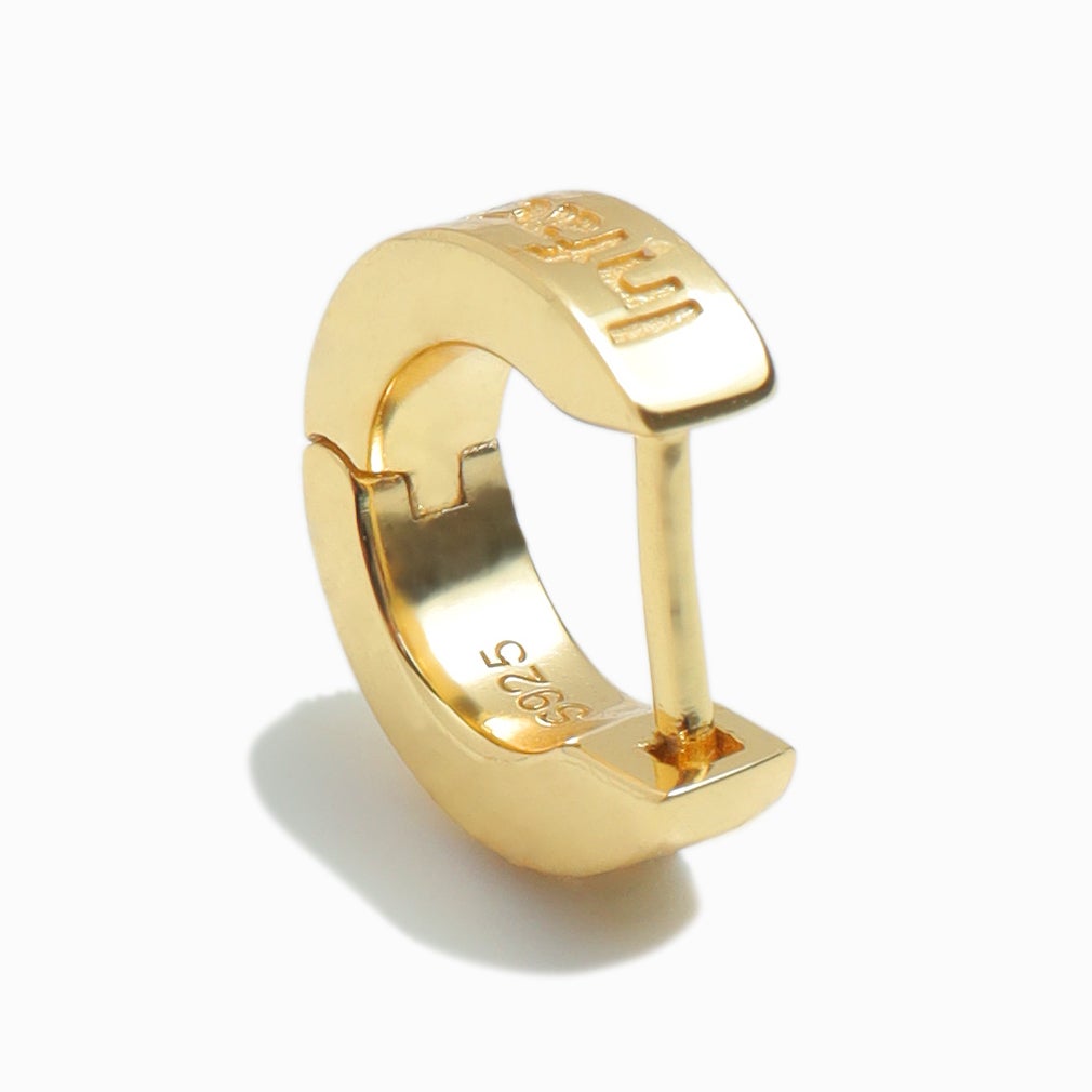 If Engraving Original Pierce【Silver925】（Gold） | Infaction