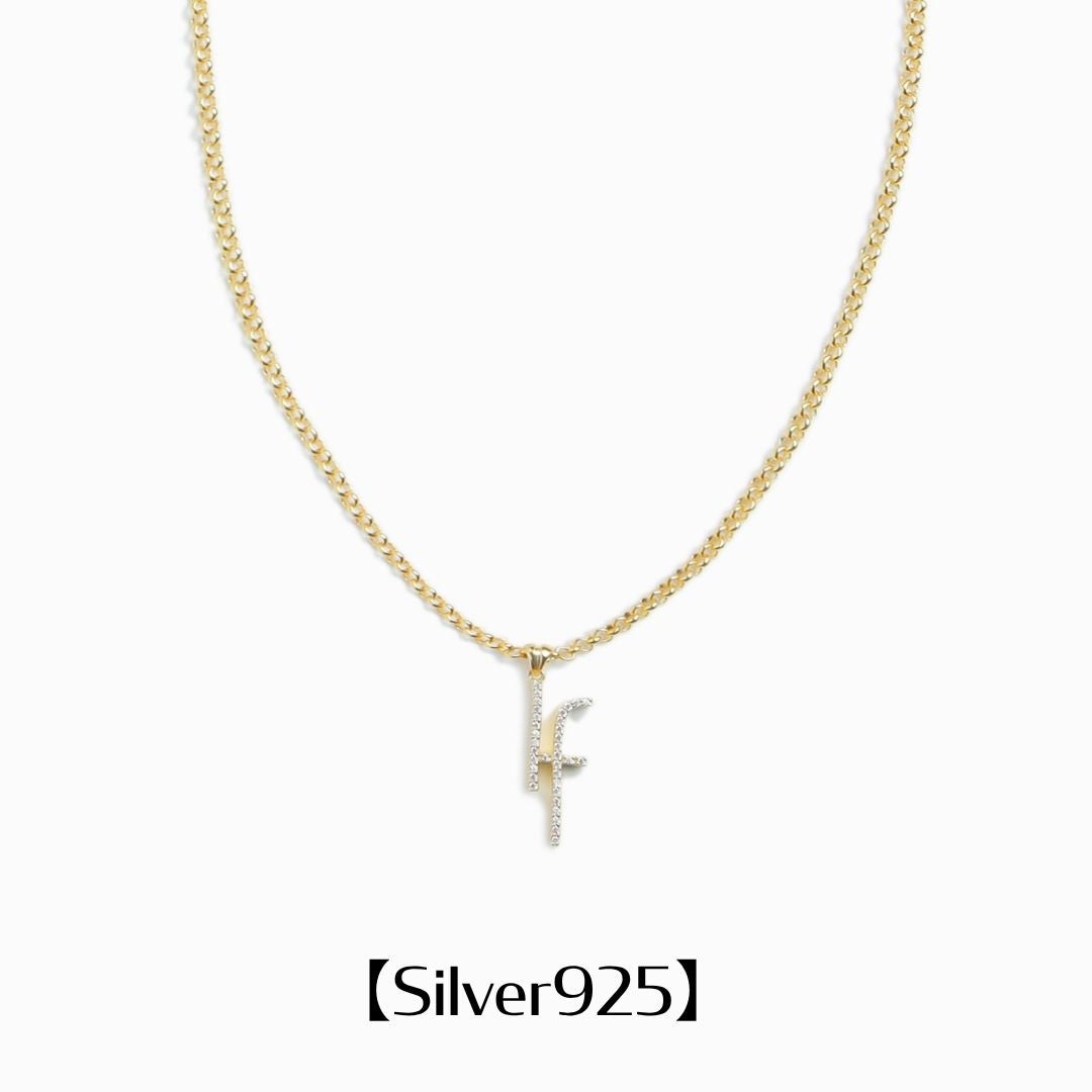 If Motif Shine Necklace【Silver925】（Gold） | Infaction