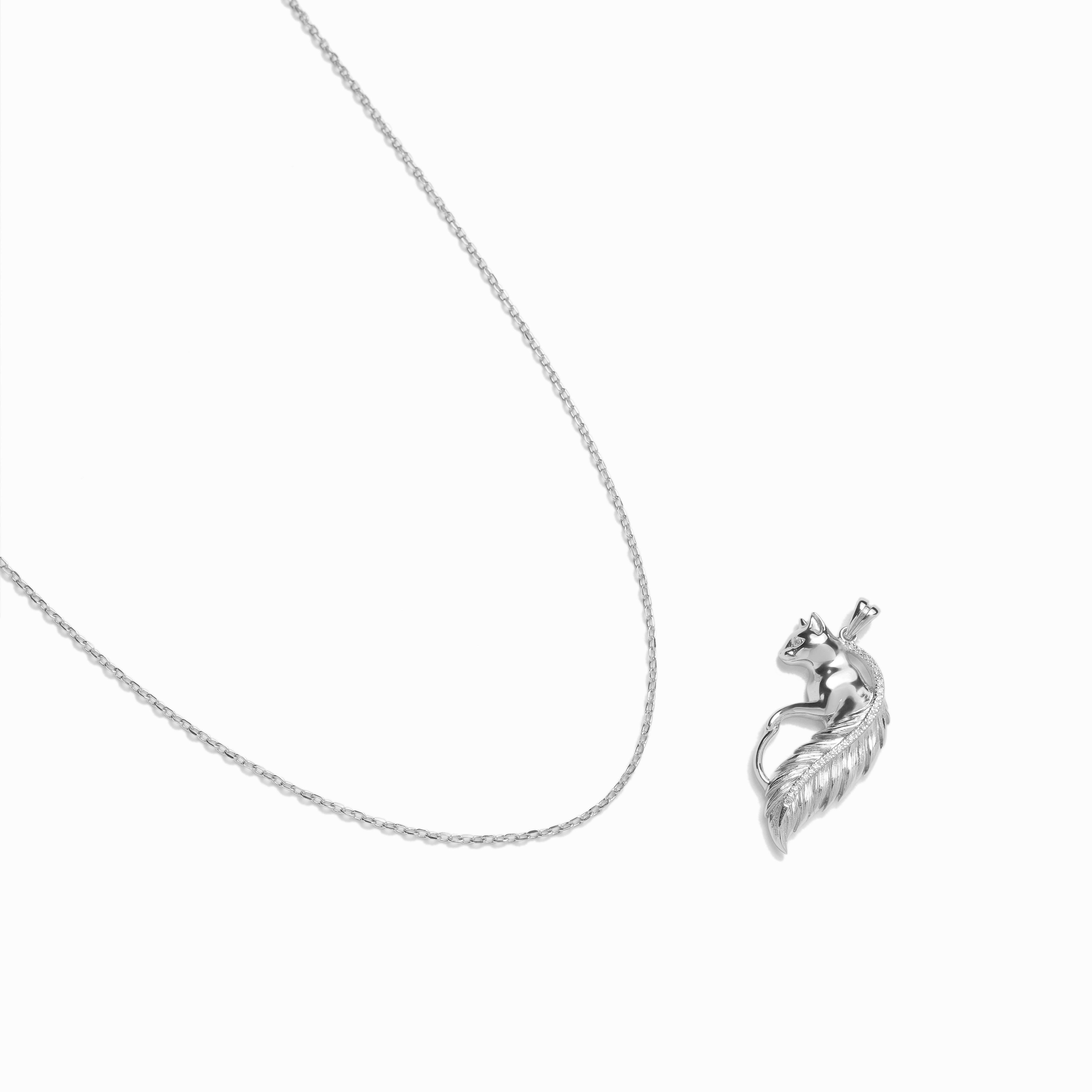 Cat Necklace【Silver925】（Silver） | Infaction